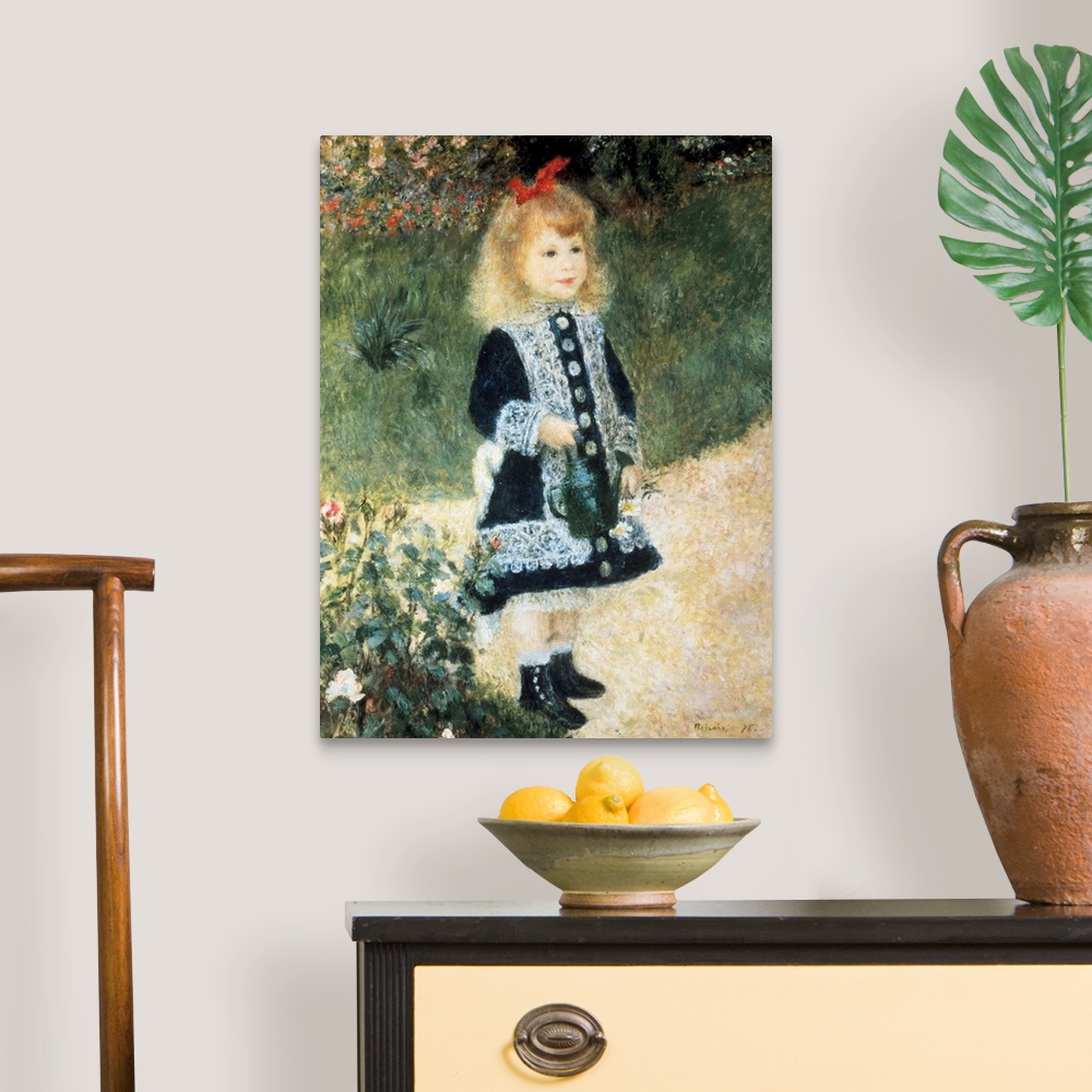 A Girl with a Watering Can Wall Art, Canvas Prints, Framed Prints, Wall ...