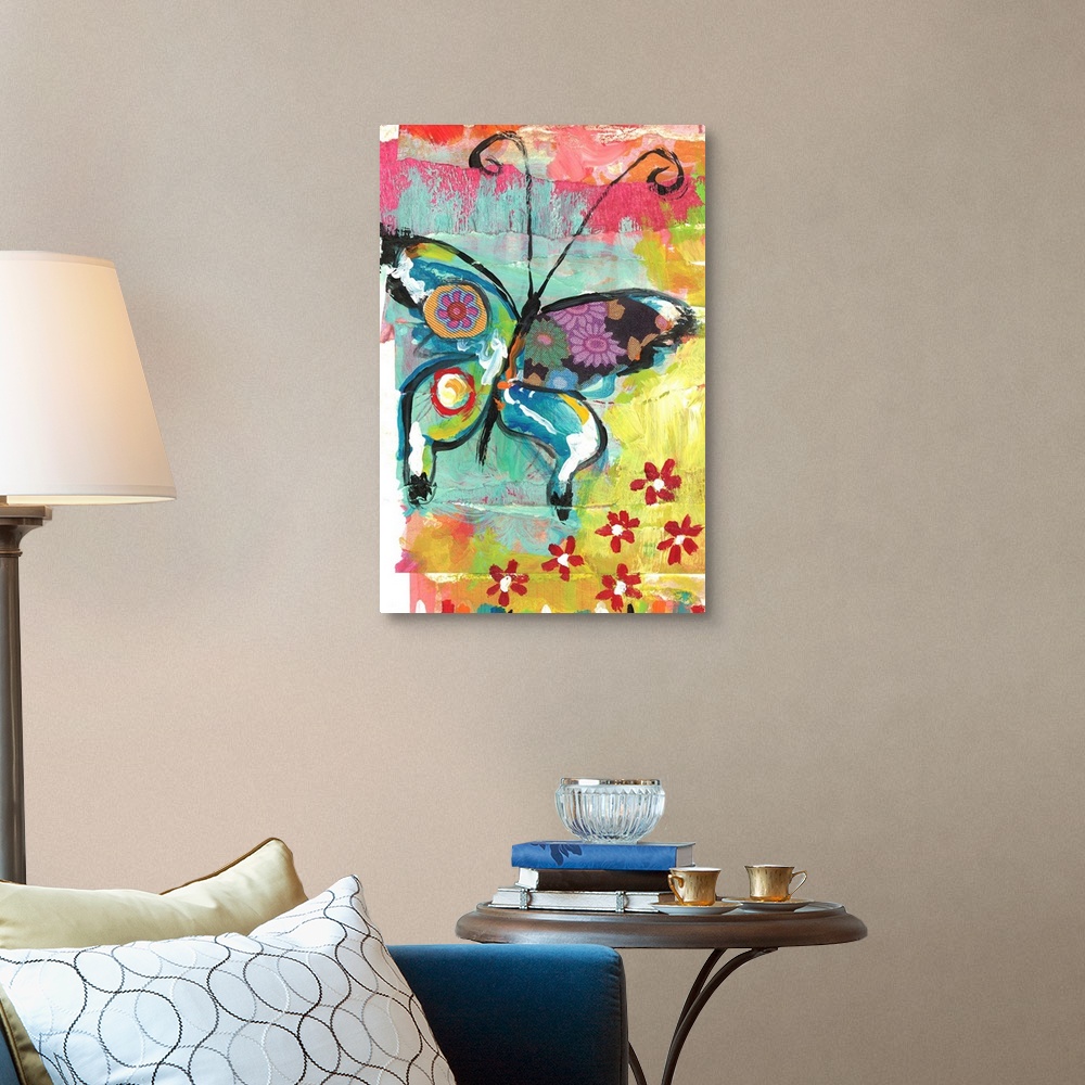 Happy Go Lucky - Butterfly Wall Art, Canvas Prints, Framed Prints, Wall ...