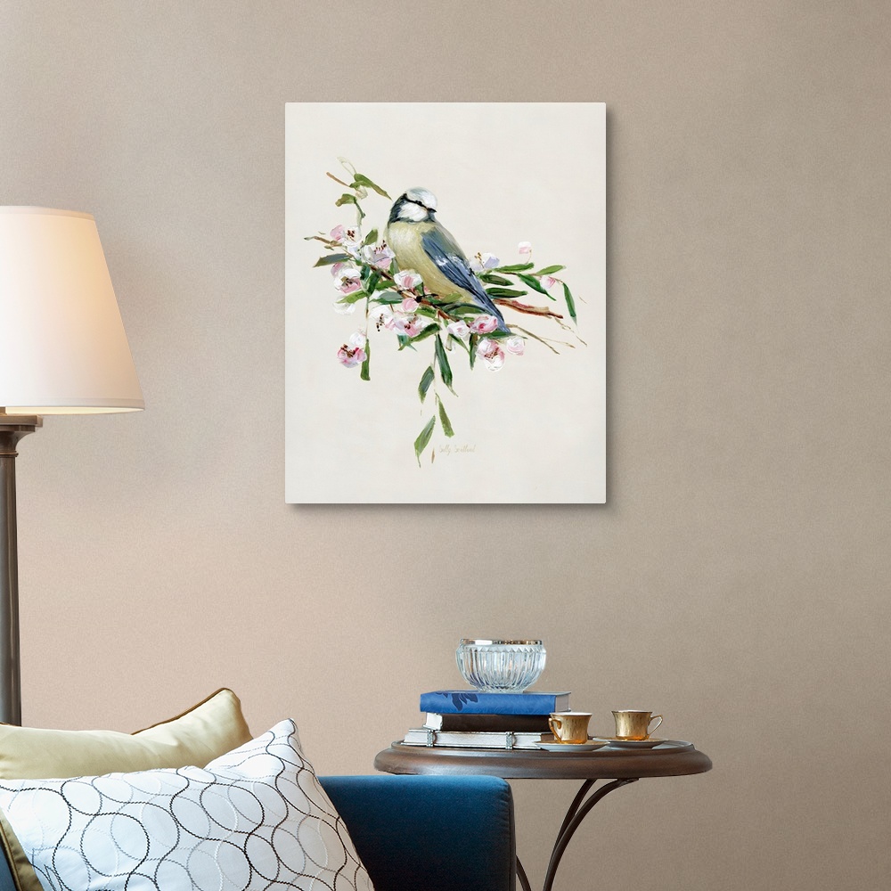 Spring Song Blue Bird Wall Art, Canvas Prints, Framed Prints, Wall ...