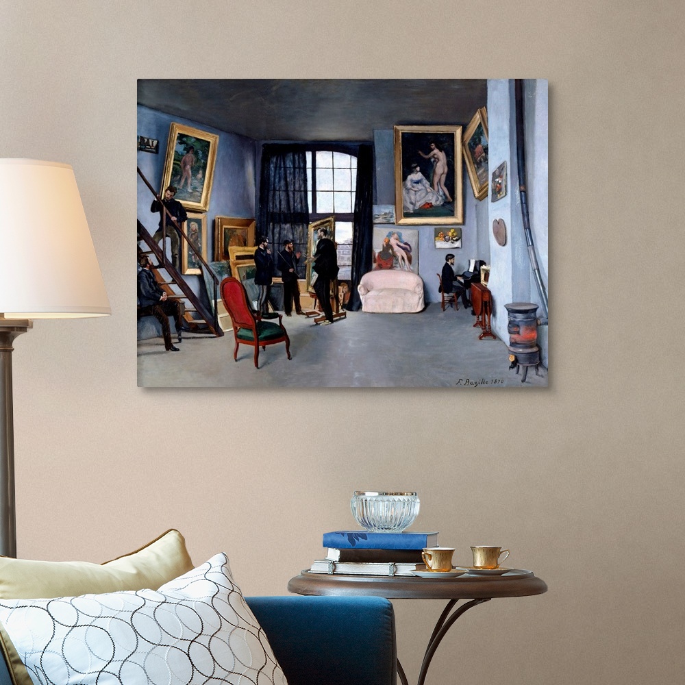 Bazille's Studio By Frederic Bazille Wall Art, Canvas Prints, Framed ...