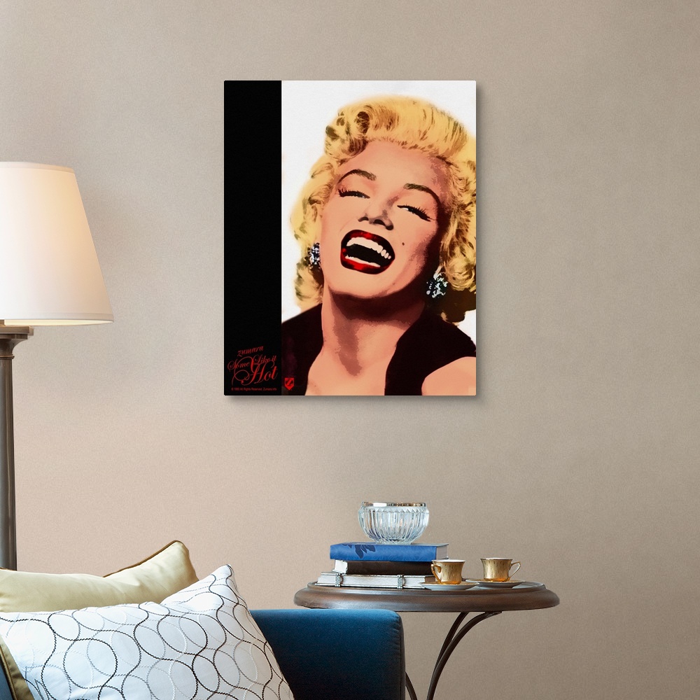 Marilyn Monroe Beauty Shot Laughing Wall Art, Canvas Prints, Framed ...