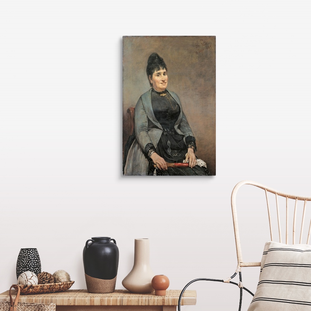 Mature wife gallery Portrait Of His Second Wife By Giovanni Fattori 1889 Palazzo Pitti Florence Italy Wall Art Canvas Prints Framed Prints Wall Peels Great Big Canvas