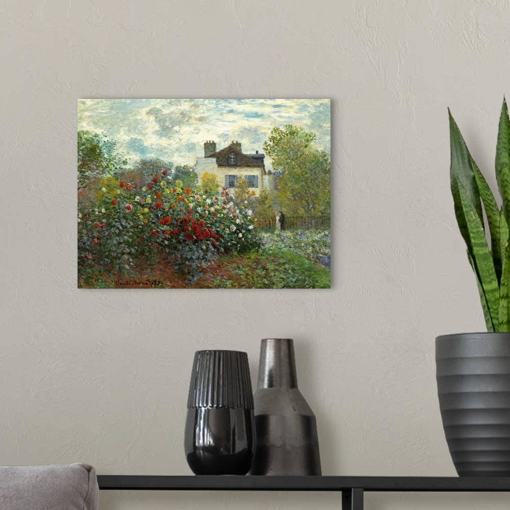 The Artist's Garden in Argenteuil, by Claude Monet, 1873 Wall Art, Canvas  Prints, Framed Prints, Wall Peels | Great Big Canvas