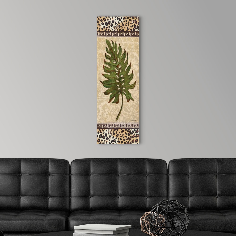 Leopard Palm Leaf II Wall Art, Canvas Prints, Framed Prints, Wall