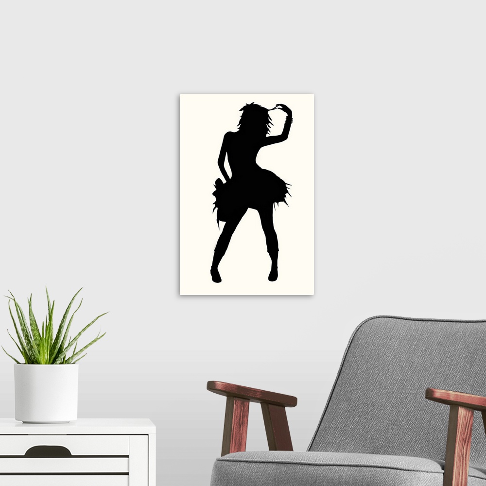 Fashion Icon Series 1980's Solid-Faced Canvas Print