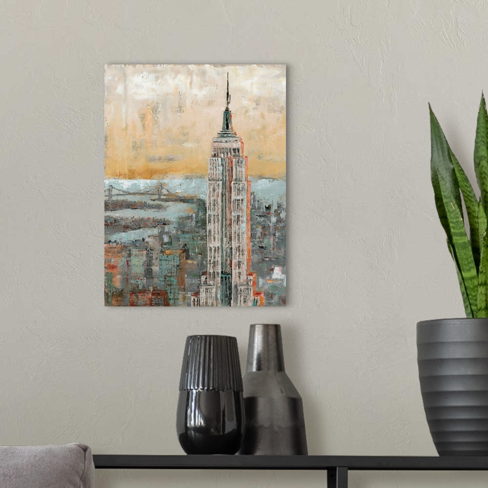 Empire State Building Abstract Wall Art, Canvas Prints, Framed Prints, Wall  Peels | Great Big Canvas