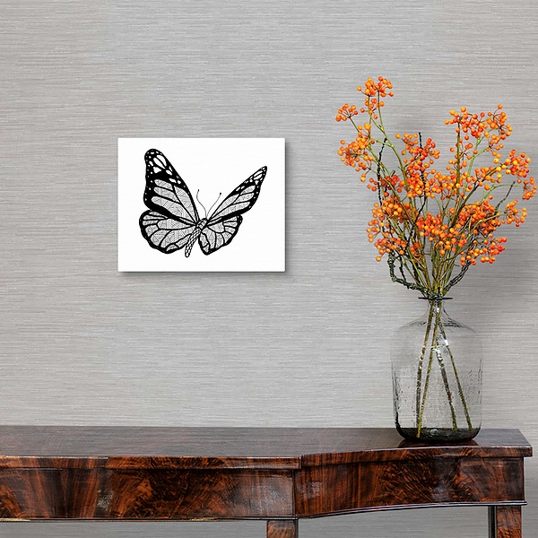 A traditional room featuring BW Butterfly