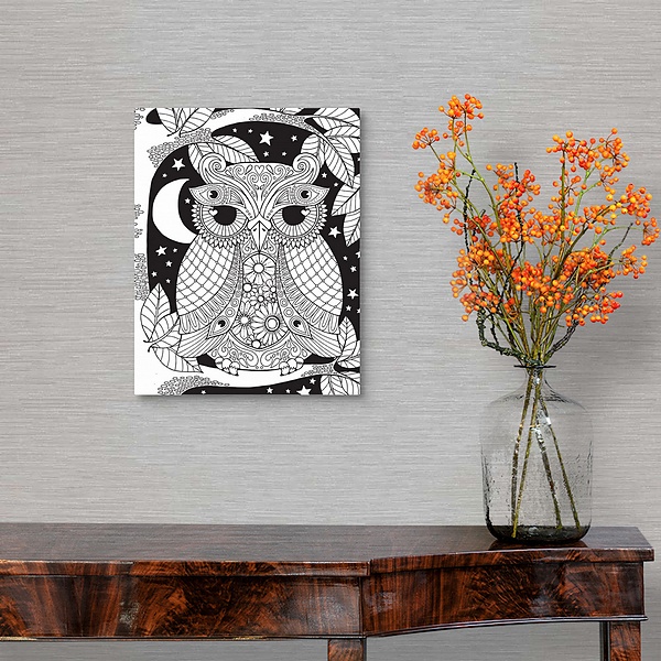 A traditional room featuring Owl on a Branch
