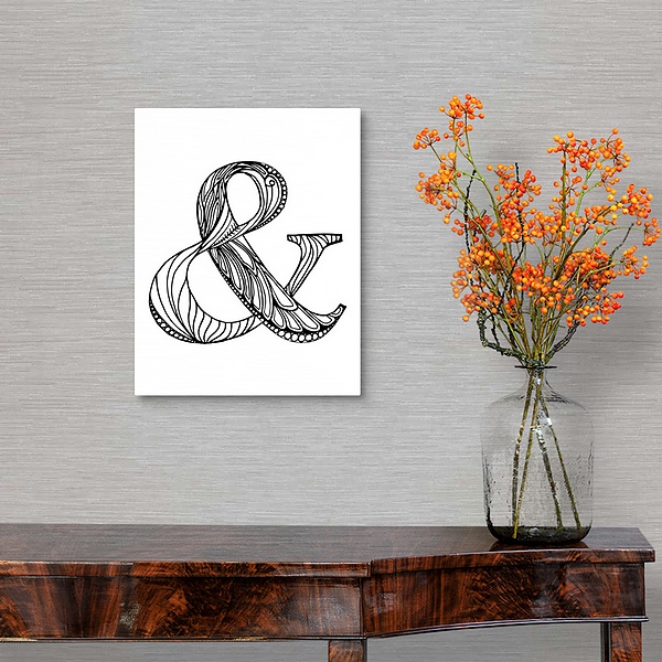 A traditional room featuring Fancy Ampersand