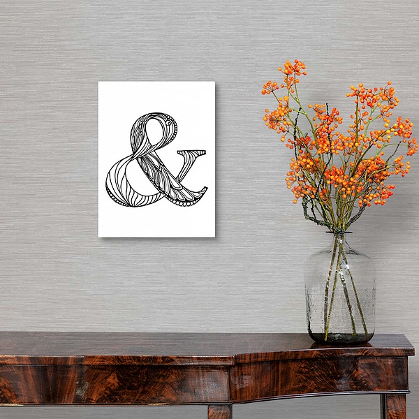 A traditional room featuring Fancy Ampersand