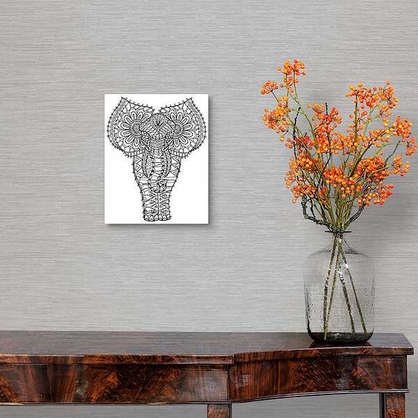A traditional room featuring Color Me - Elephant