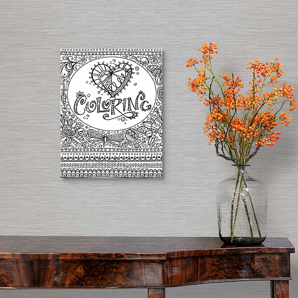 A traditional room featuring Color Me - Love Coloring