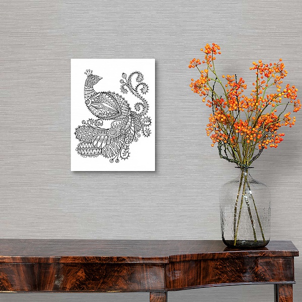 A traditional room featuring Color Me - Wild Bird