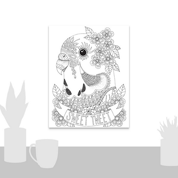 A scale-illustration room featuring Irresistible Animals 24
