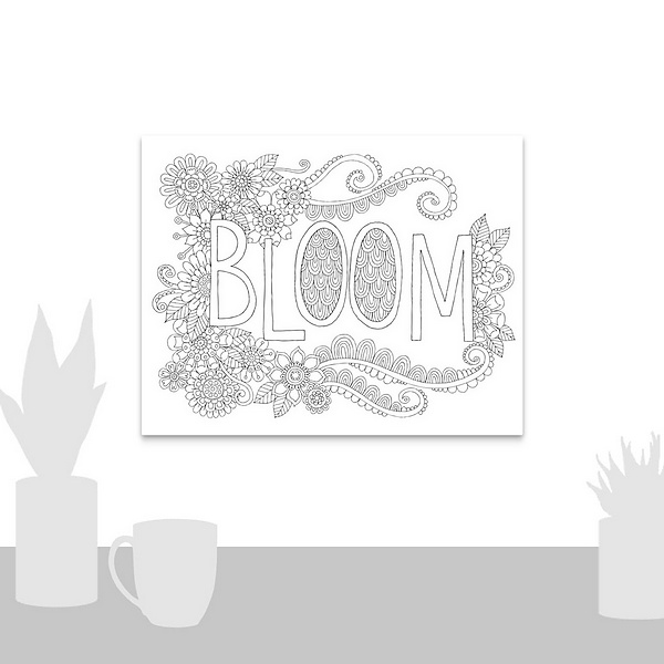 A scale-illustration room featuring Bloom