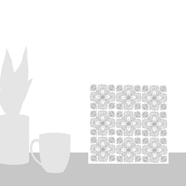 A scale-illustration room featuring Pattern One