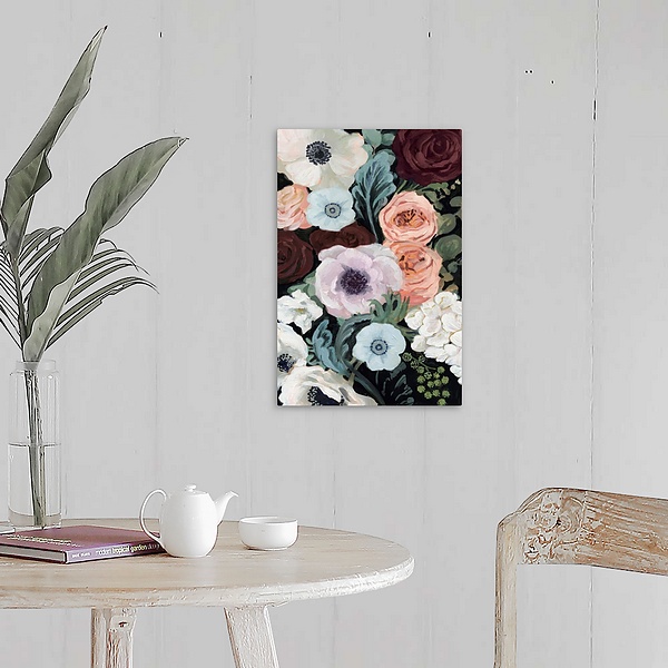 A farmhouse room featuring Floral Nocturne II