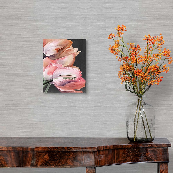 A traditional room featuring Pastel Parrot Tulips IV