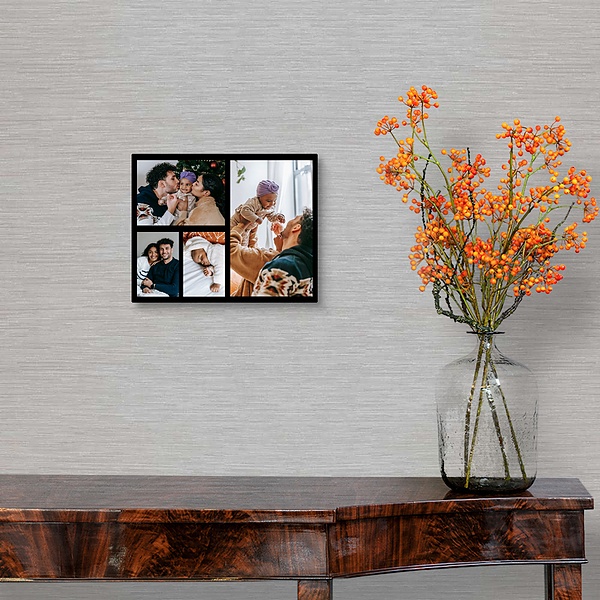 A traditional room featuring Horizontal Photo Collage