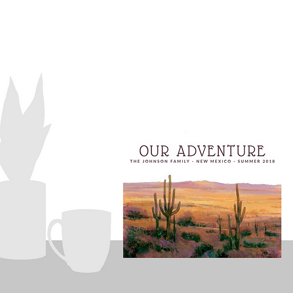 A scale-illustration room featuring Vacation - Our Southwest Adventure