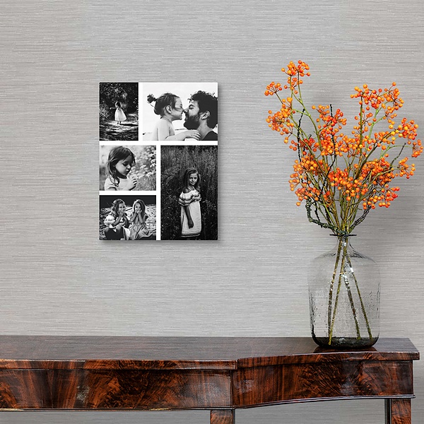 A traditional room featuring Photo Collage White