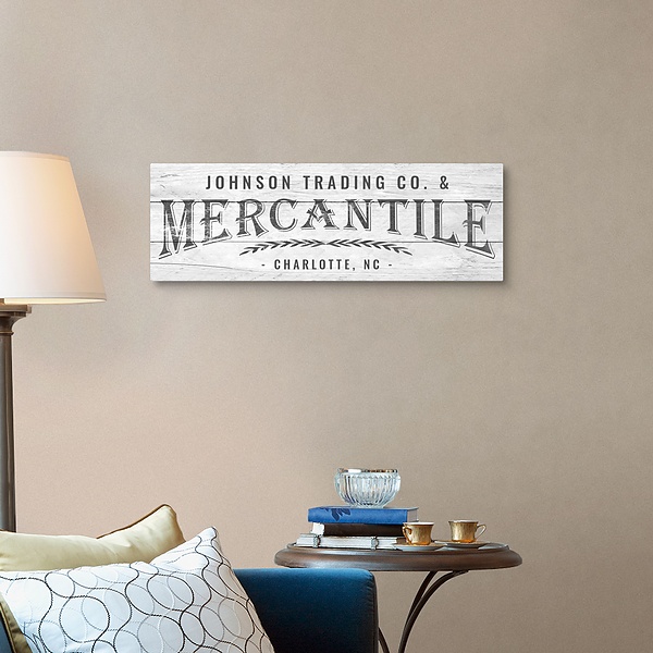 A traditional room featuring Mercantile