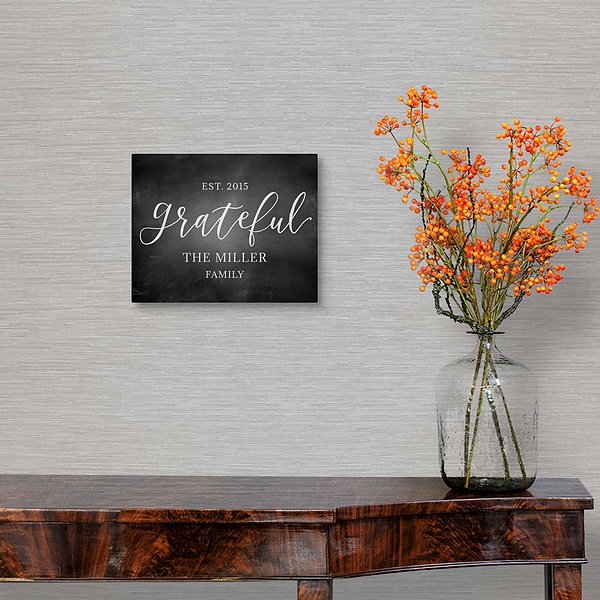 A traditional room featuring Chalkboard - Grateful