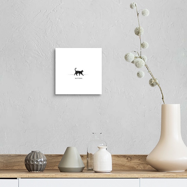 A farmhouse room featuring Cat Silhouette