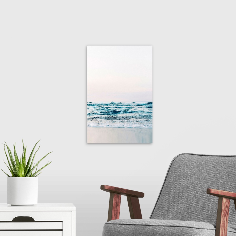 A modern room featuring Abstract Waves