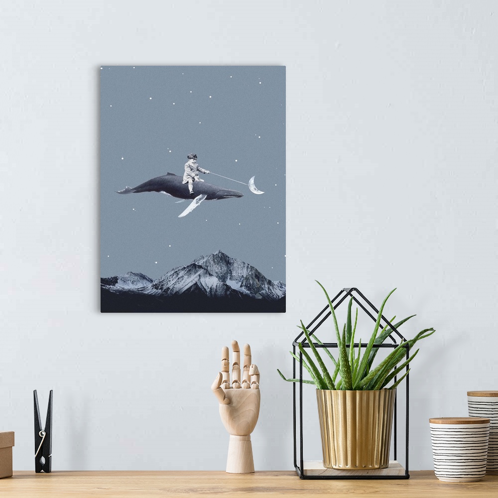 A bohemian room featuring Aim For The Moon
