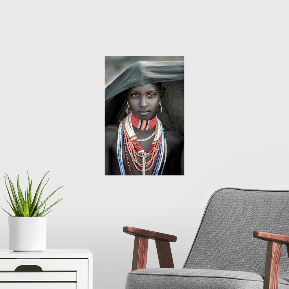 A modern room featuring Arbore Tribes Girl