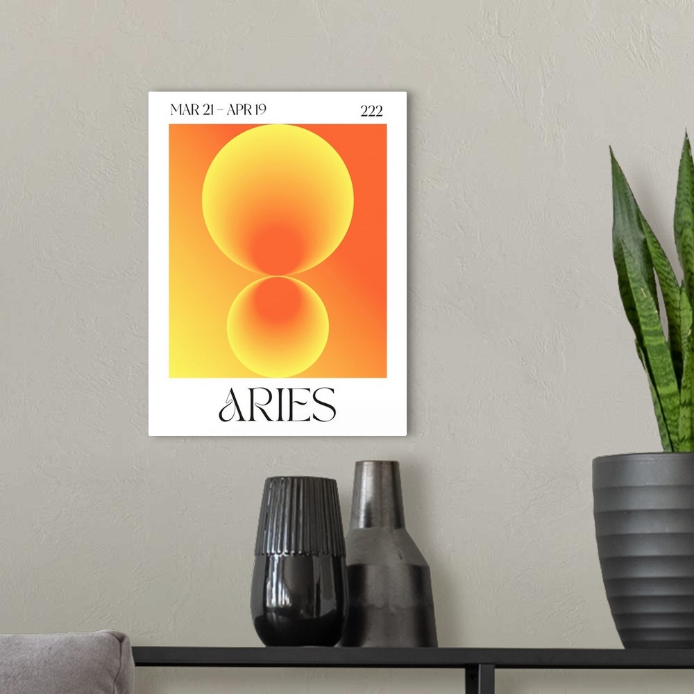 A modern room featuring Aries