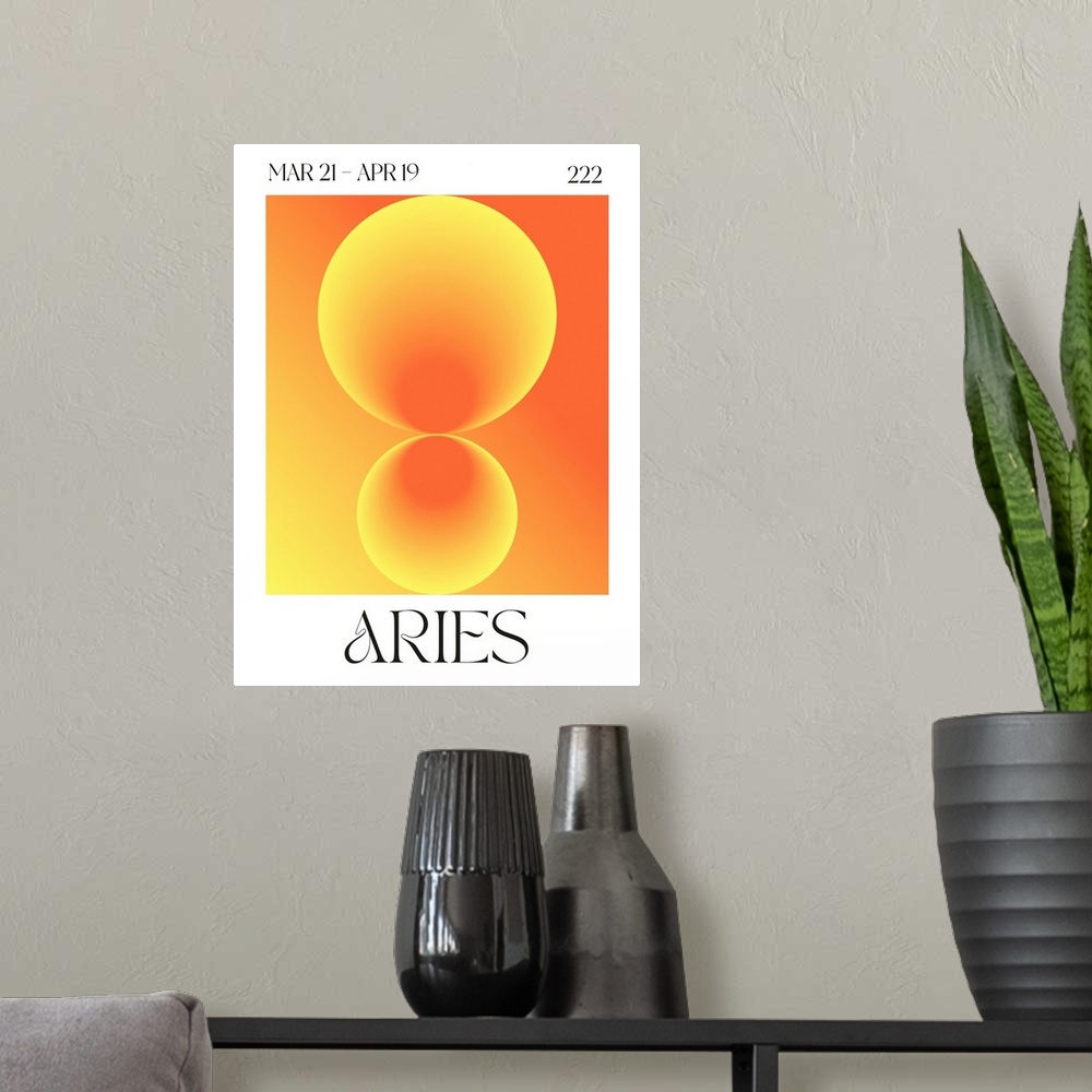 A modern room featuring Aries