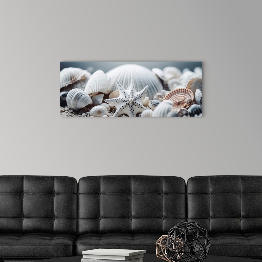 A modern room featuring Beach Impressions No. 35
