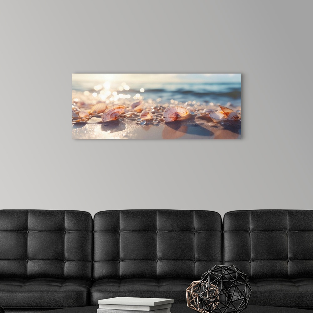 A modern room featuring Beach Impressions No. 9