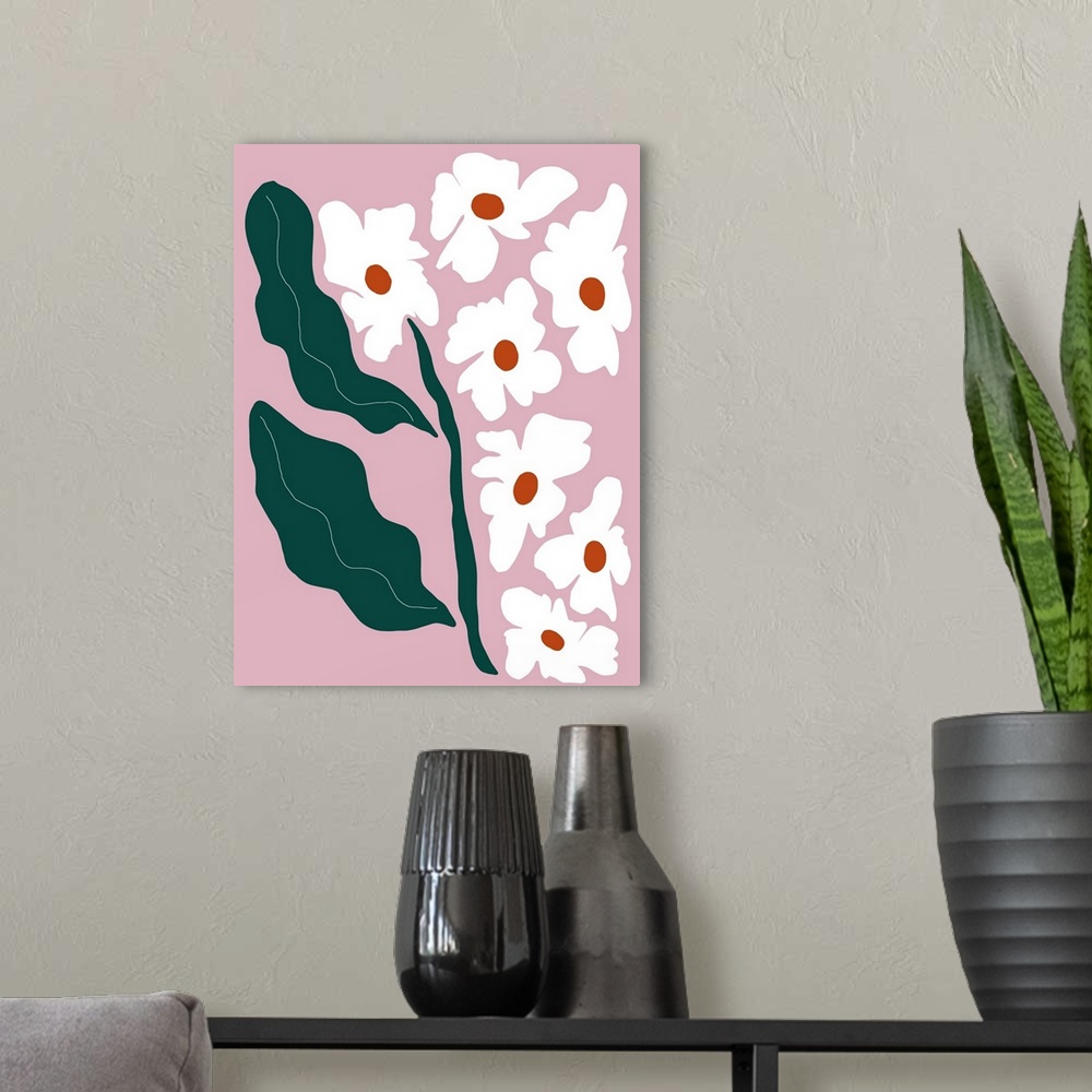 A modern room featuring Blooming Flora