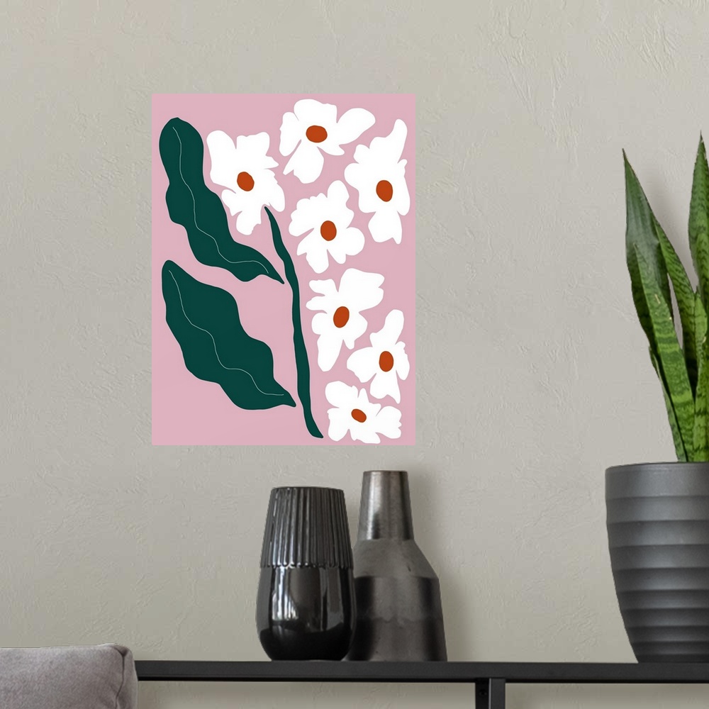 A modern room featuring Blooming Flora