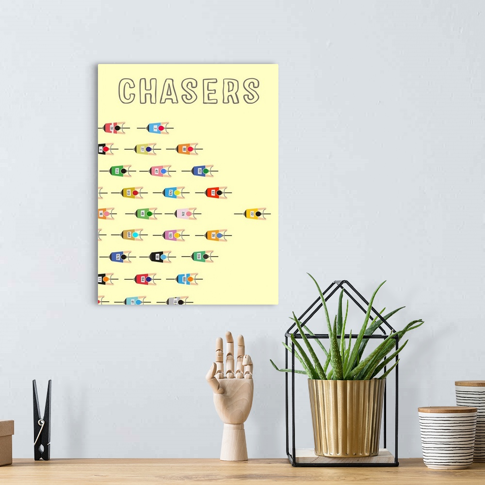 A bohemian room featuring Chasers