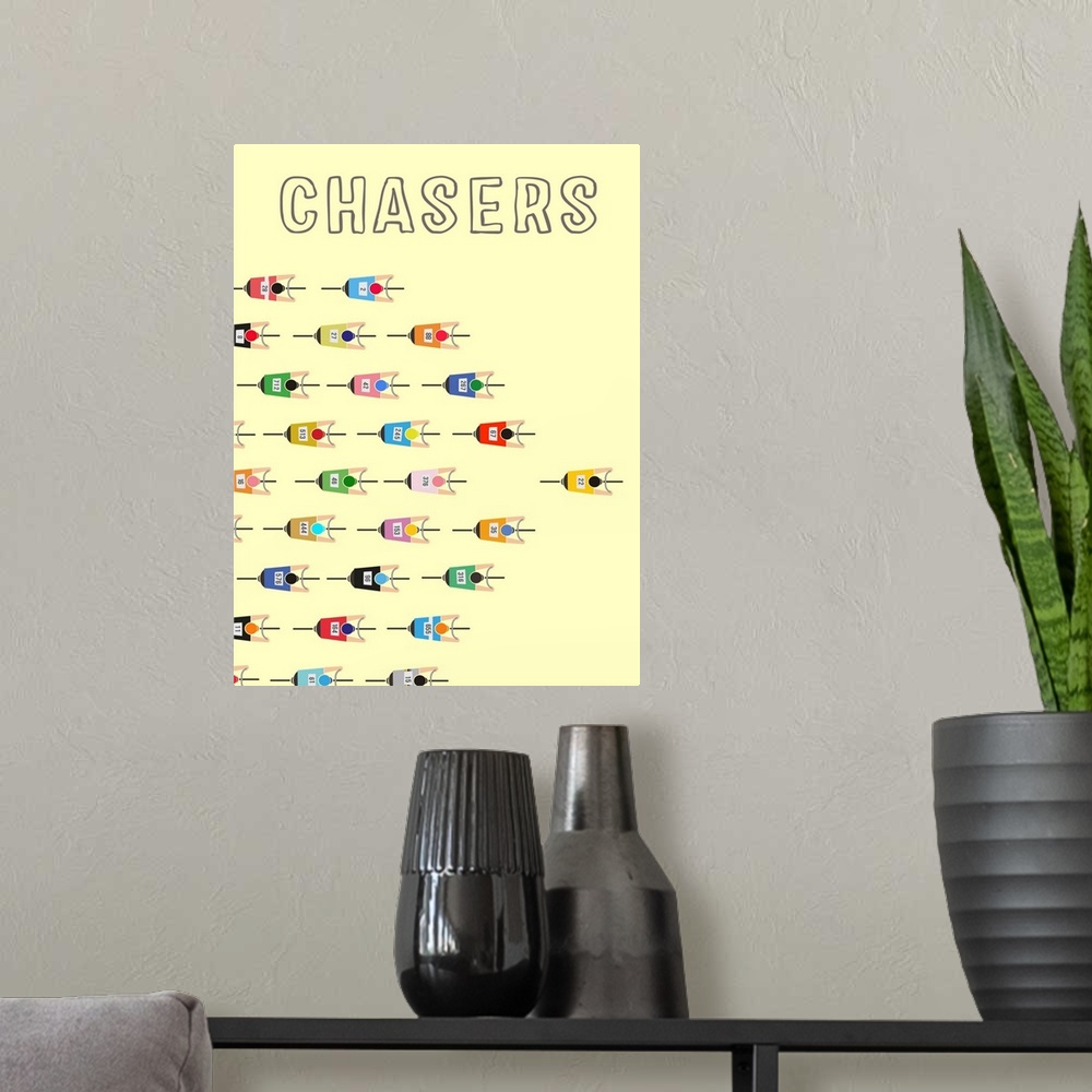 A modern room featuring Chasers