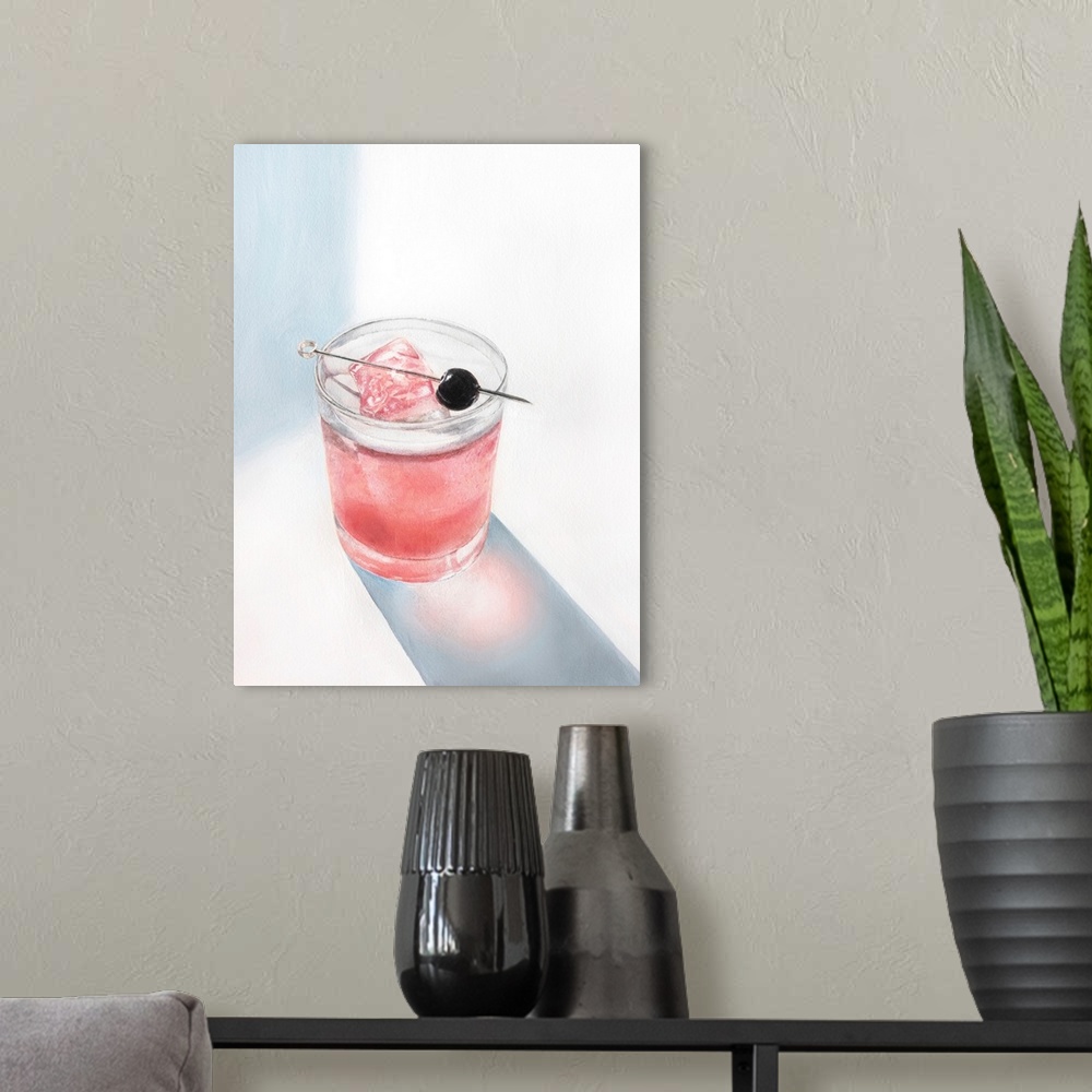 A modern room featuring Cherry Summer Cocktail