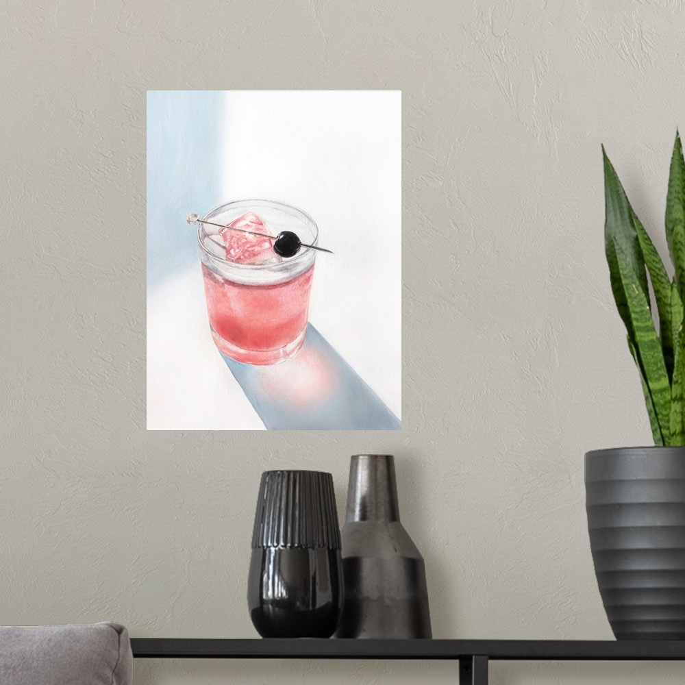 A modern room featuring Cherry Summer Cocktail