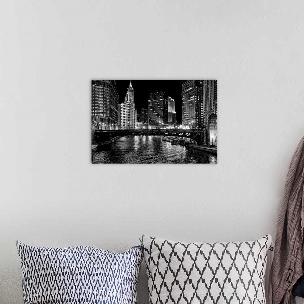 A bohemian room featuring Chicago River
