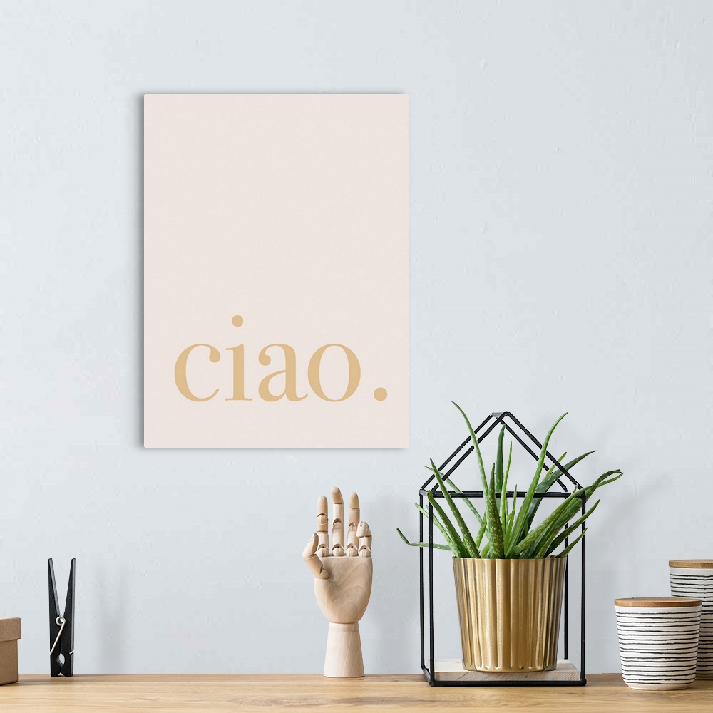 A bohemian room featuring Ciao