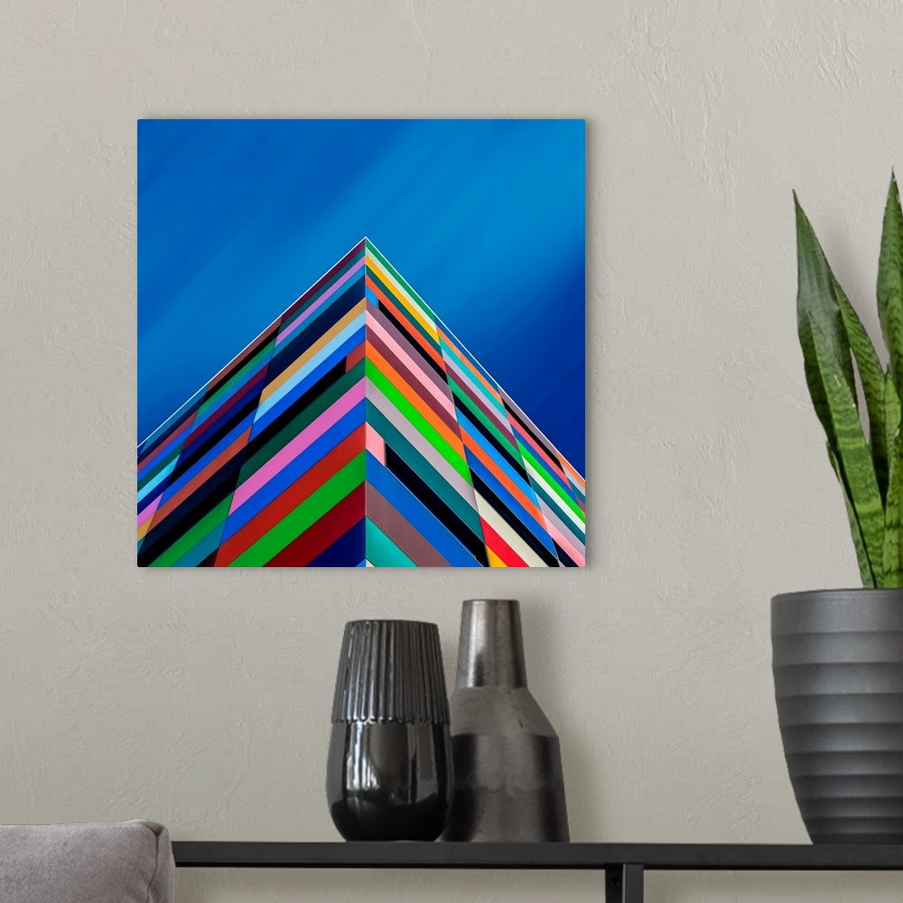 A modern room featuring Color Pyramid