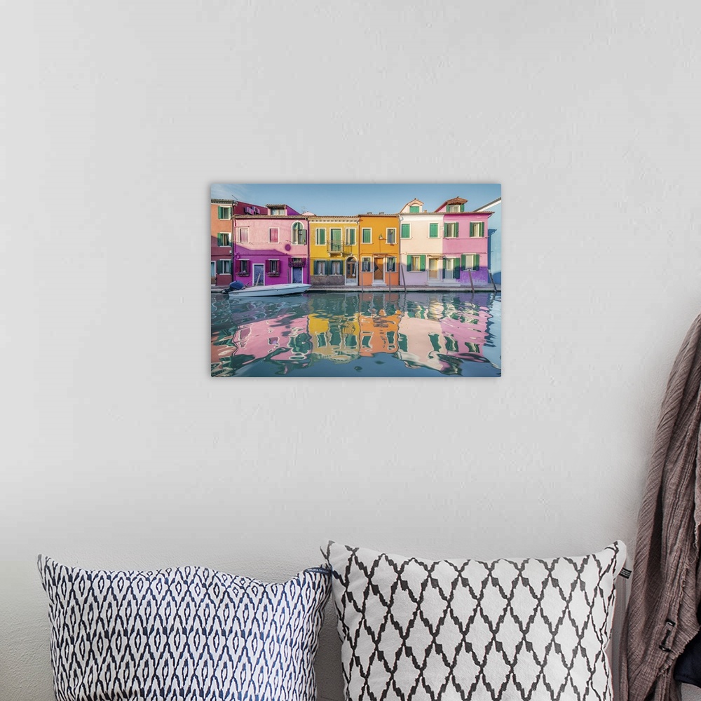 A bohemian room featuring Colored Burano