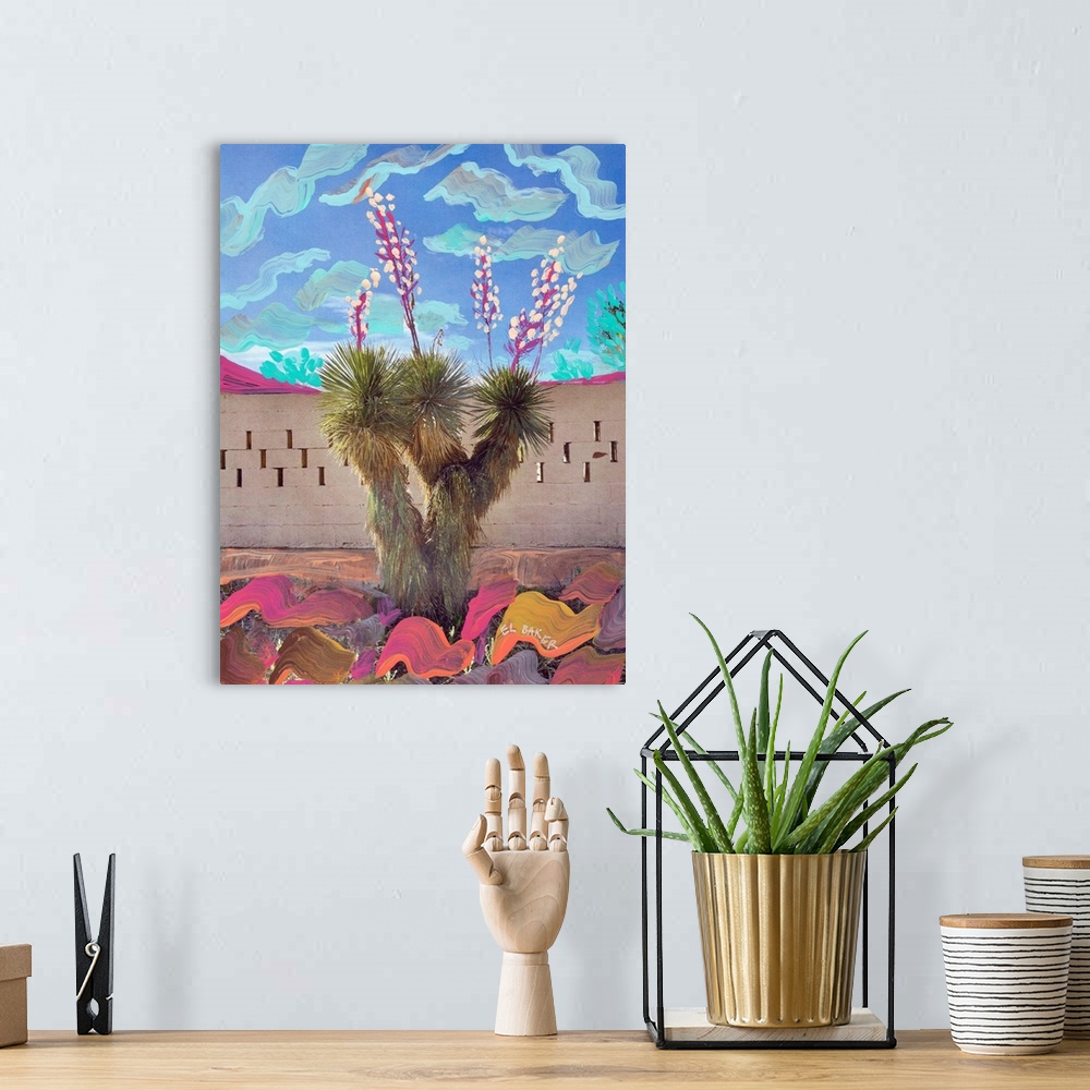 A bohemian room featuring Colorful Cacti