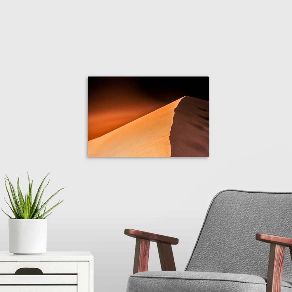 A modern room featuring Desert Palette
