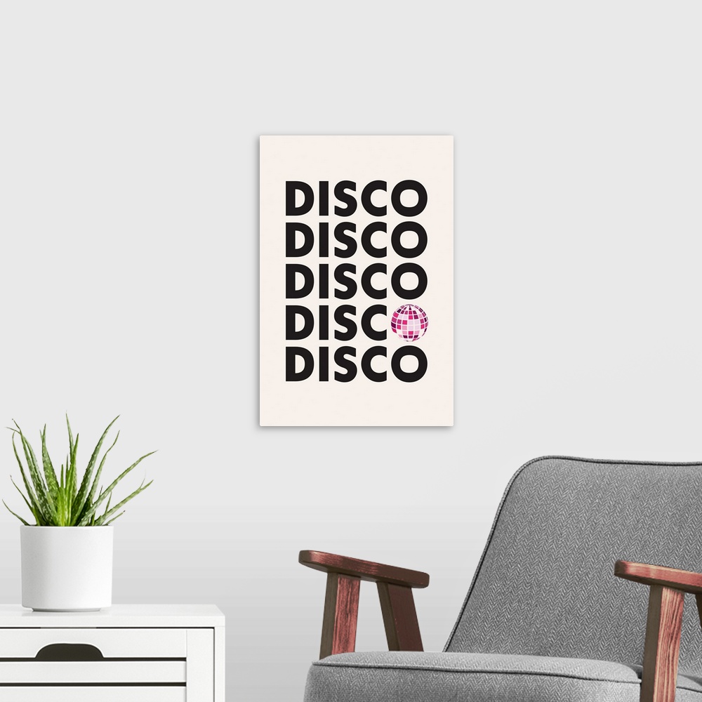A modern room featuring Disco