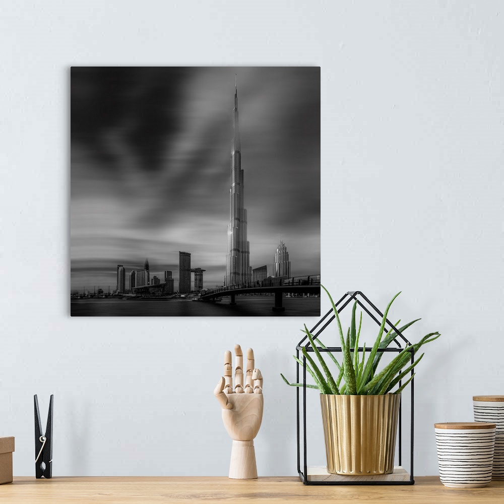 A bohemian room featuring Dubai Downtown Cityscape, Dubai, UAE