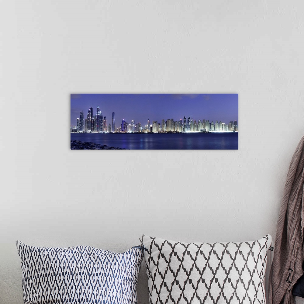 A bohemian room featuring Dubai Panoramic